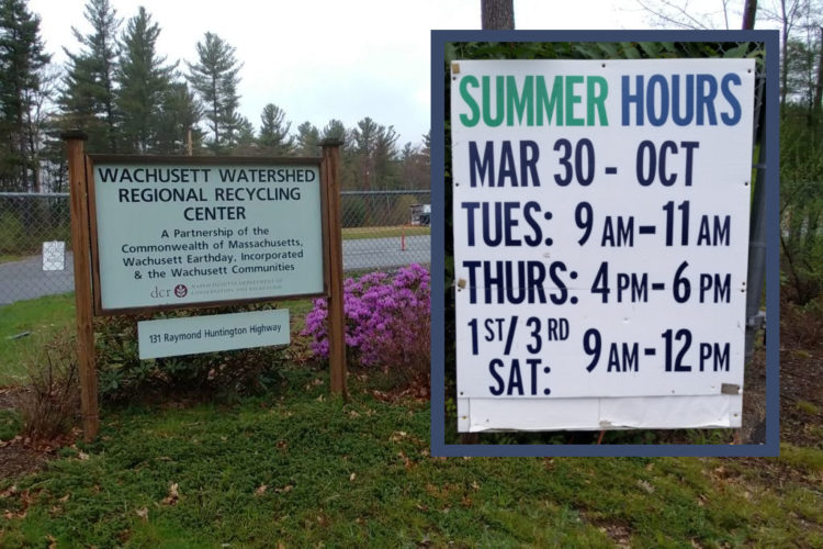 sign with summer hours 2021