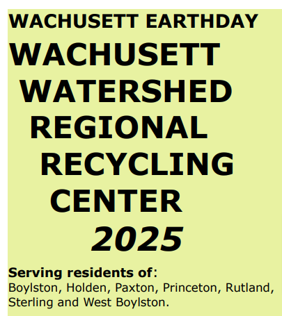 thumbnail link to Wachusett earthday brochure in PDF format